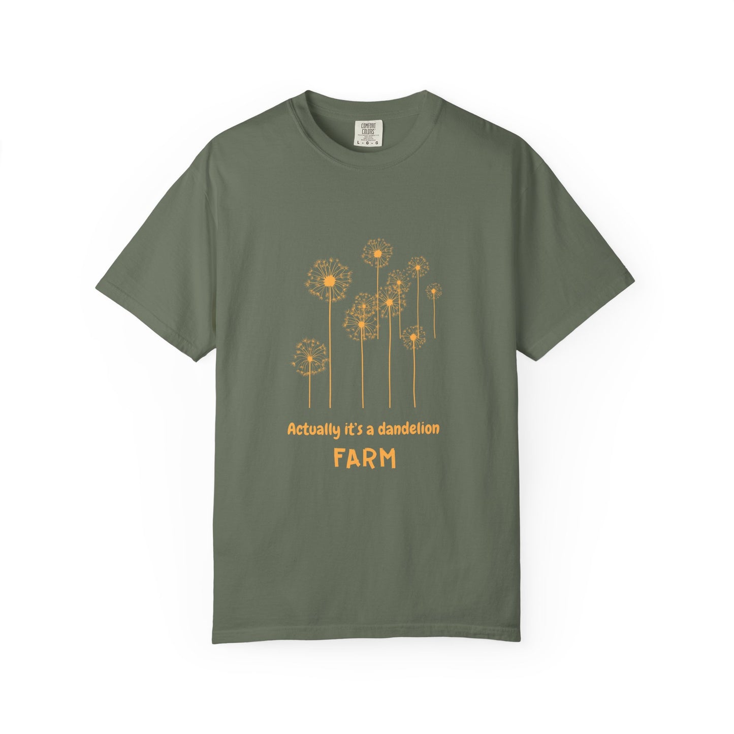Graphic T shirt for plant lovers green