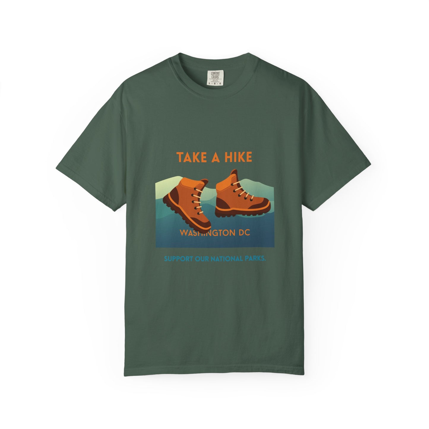 Take A Hike Graphic T Hiking Boots green