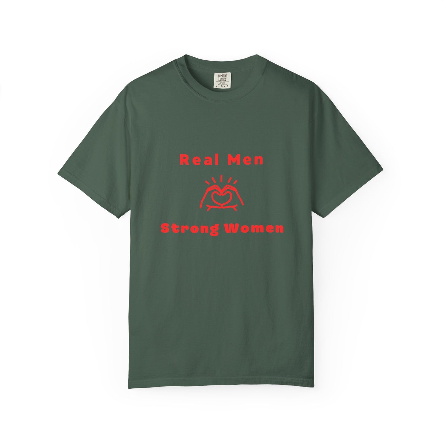 Graphic T shirt heart green