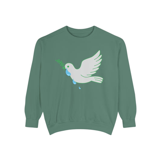 "Tearful Dove" World Peace Sweatshirt