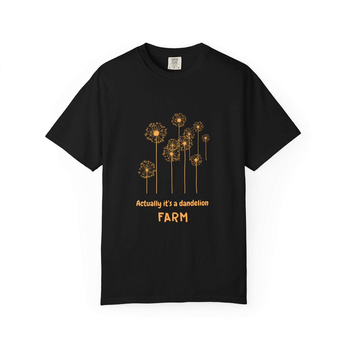 Graphic T shirt for plant lovers black