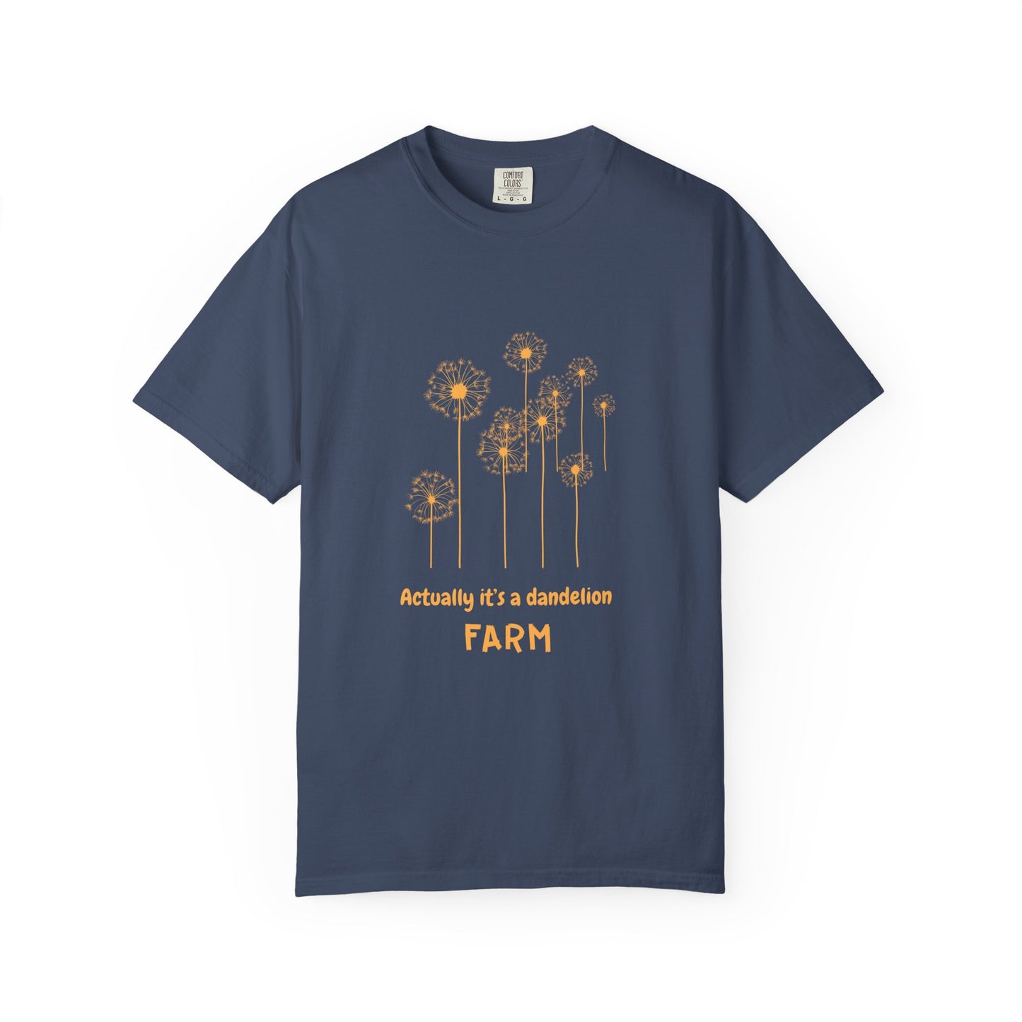 Graphic T shirt for plant lovers blue