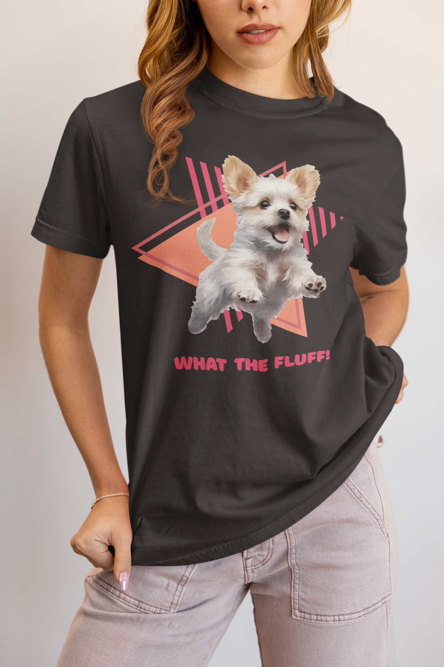 "What the Fluff!" Dog Lover's Graphic Tee
