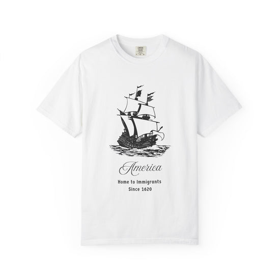 "America. Home To Immigrants Since 1620."  Social Justice Tee