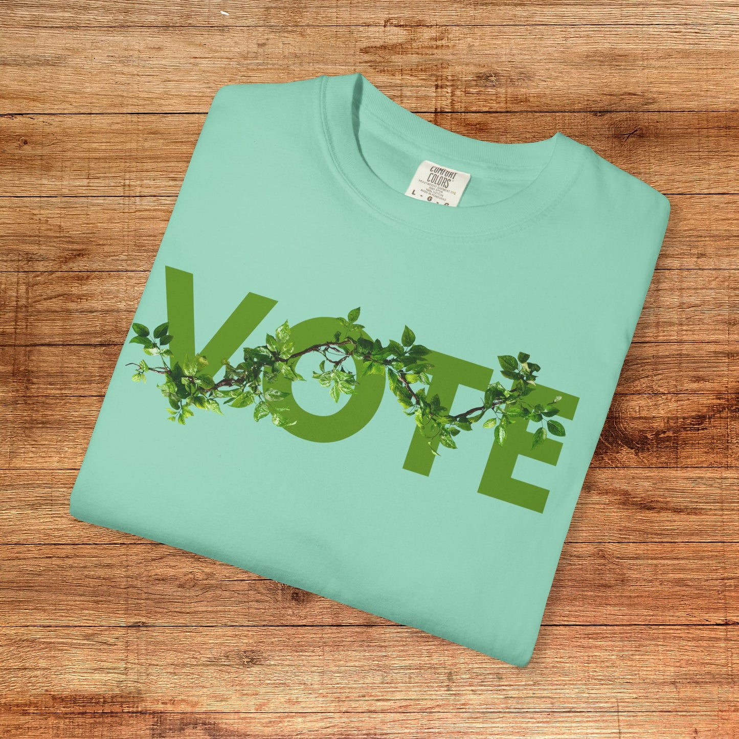 "Vote Green" 100% Cotton Climate Change Tee