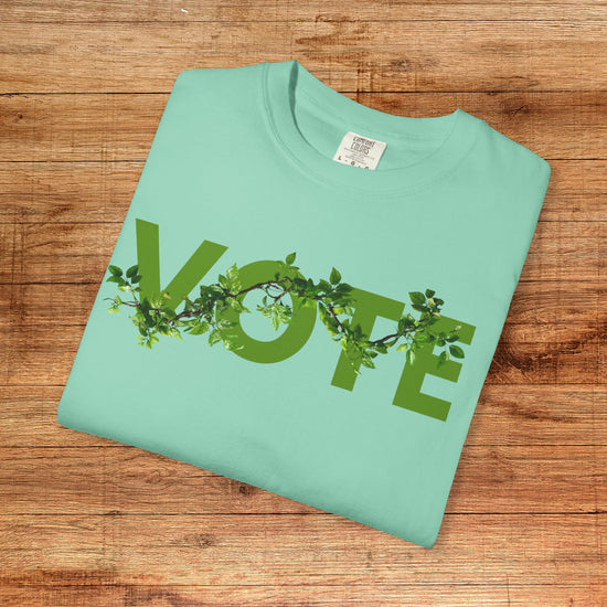 "Vote Green" 100% Cotton Climate Change Tee