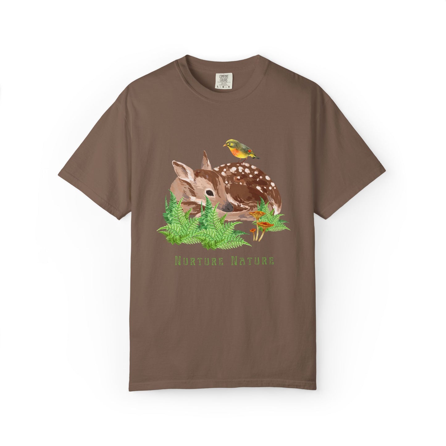 "Nurture Nature" 100% Cotton Nature Lover Tee