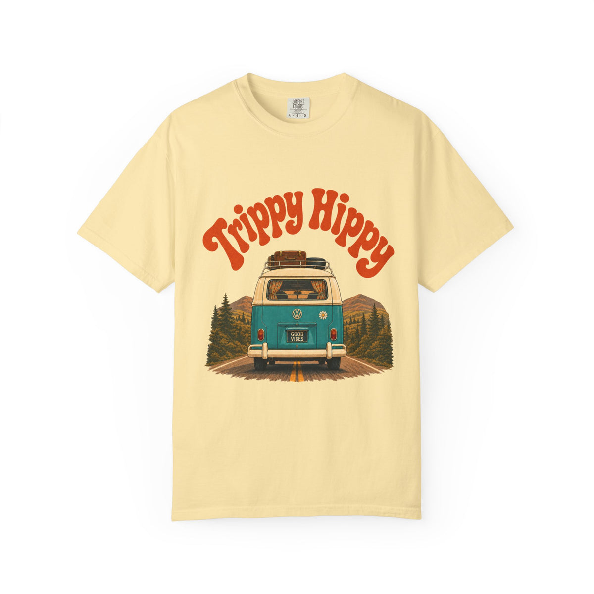 "Trippy Hippy" 70's Vibe Tee