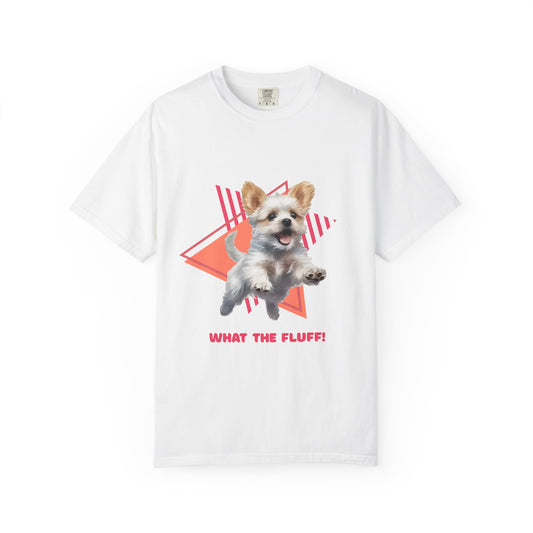 "What the Fluff!"  90's Vibe Dog Tee