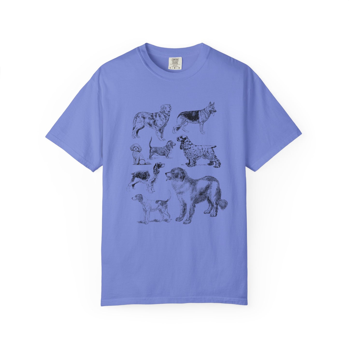 "Dog Breed Sampler" Dog Lover's Tee