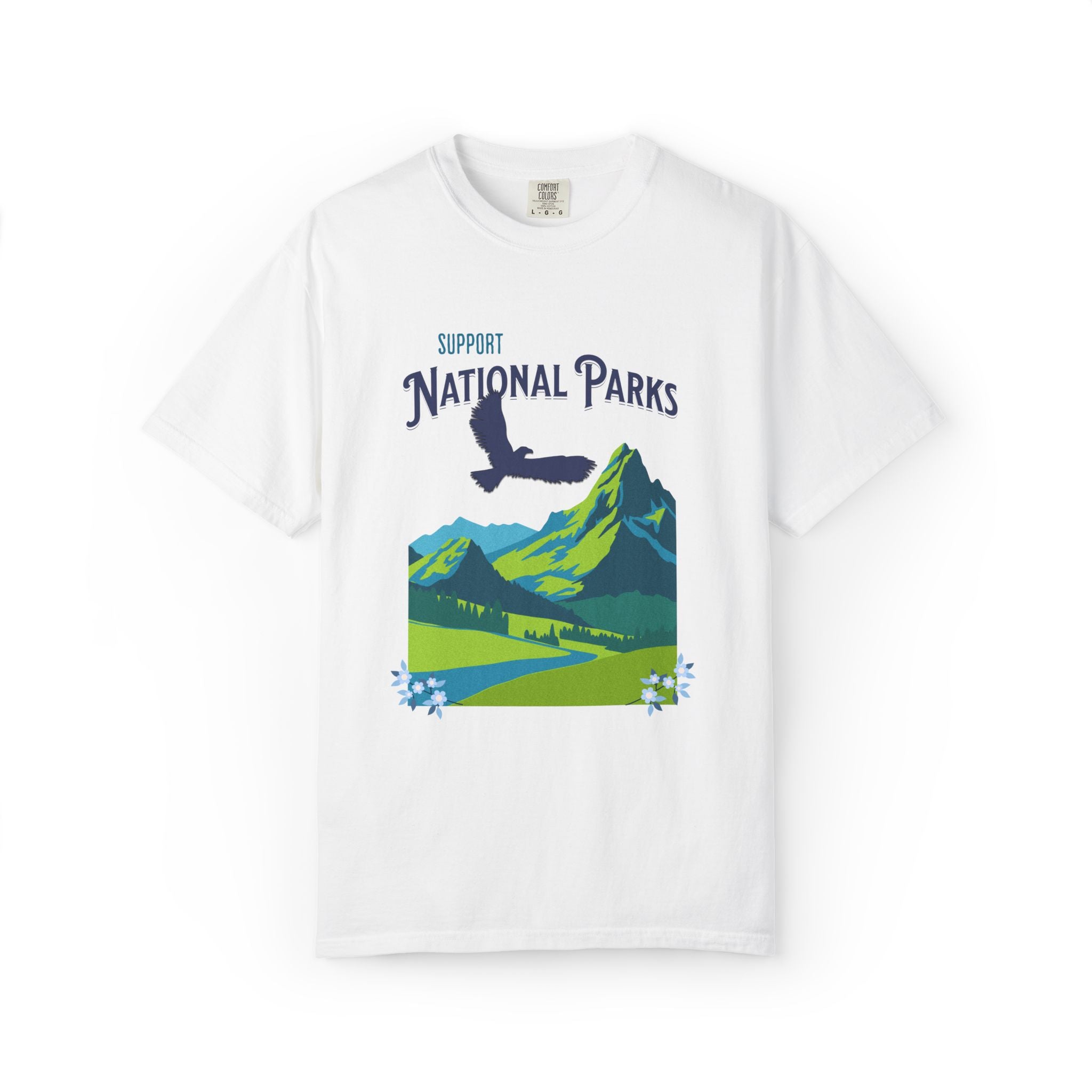 "Support National Parks" 100% Cotton Tee