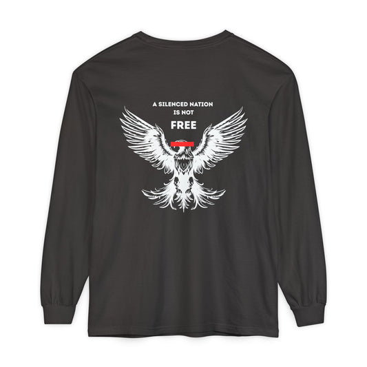 "A Silenced Nation Is Not Free" First Amendment Tee