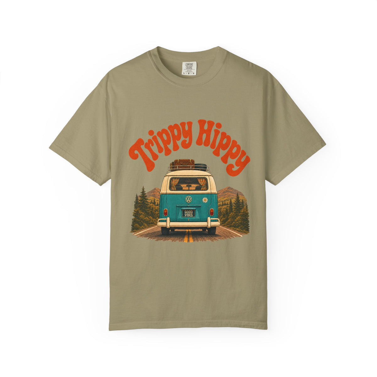 "Trippy Hippy" 70's Vibe Tee