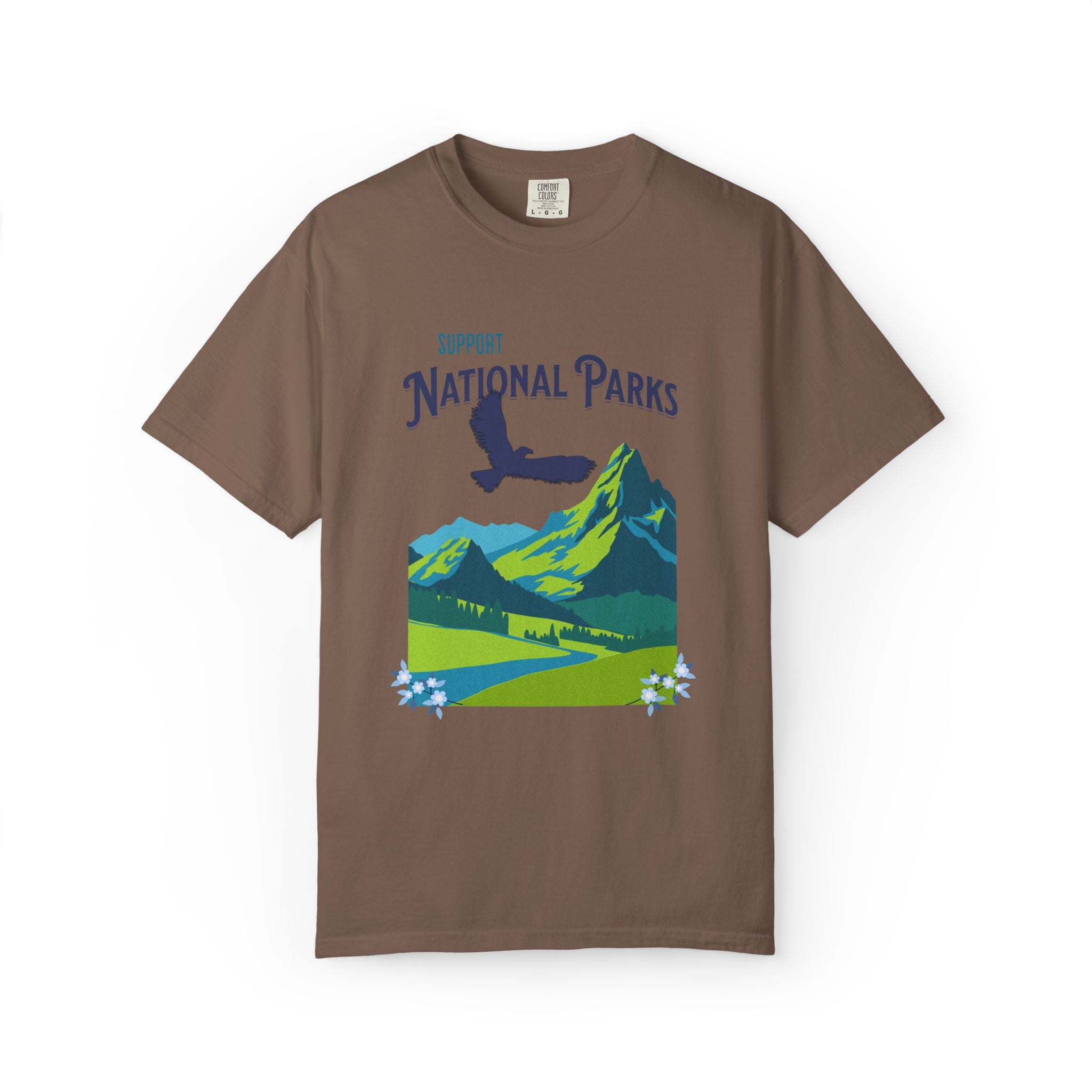 "Support National Parks" 100% Cotton Tee