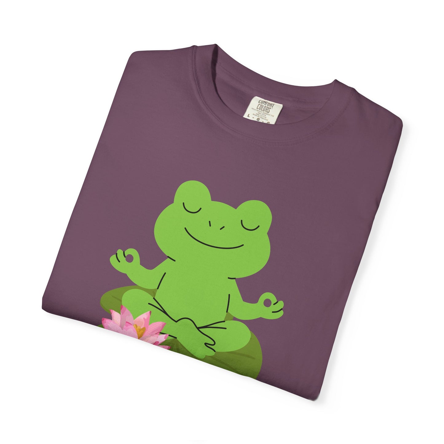 "An Open Heart Is A Healthy Heart" Zen Frog T-Shirt