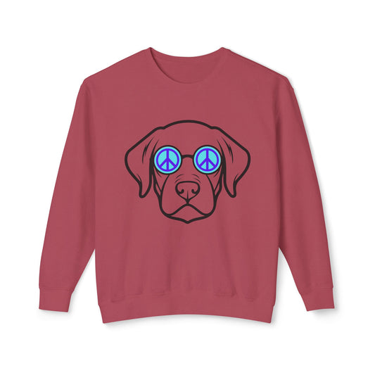 "Peaceful Pup" Peace On Earth Sweatshirt
