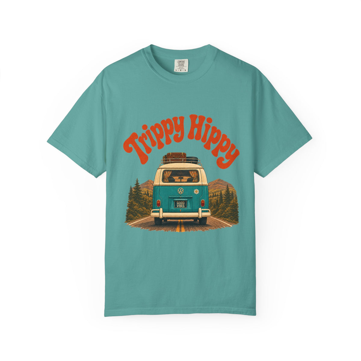 "Trippy Hippy" 70's Vibe Tee