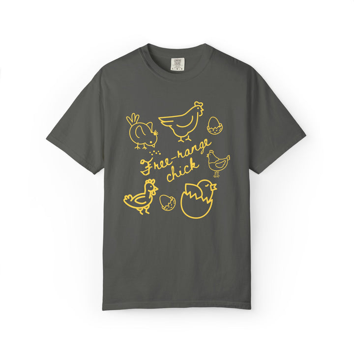 "Free Range Chick" Chicken Scribble Tee