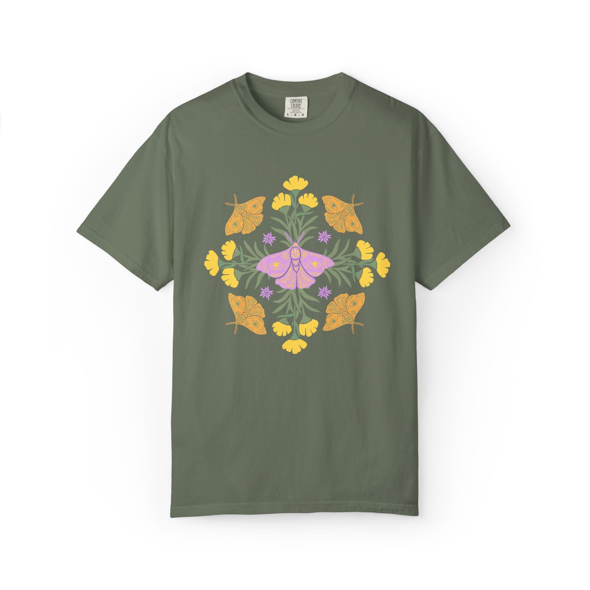 "Butterfly Mandala" 100% Cotton Tee