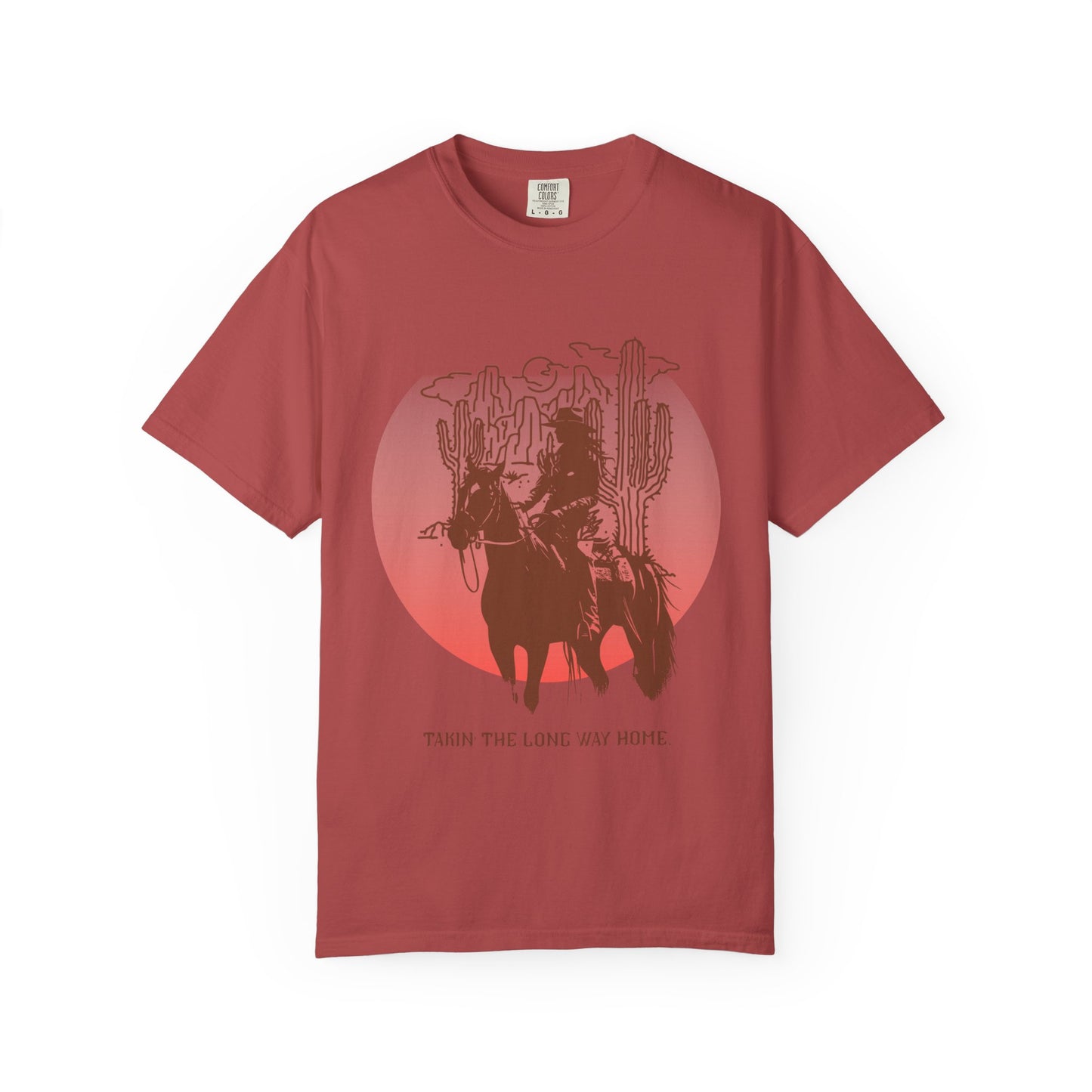 Takin' The Long Way Home" Vintage Cowgirl Tee