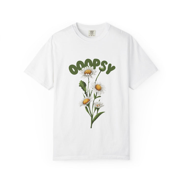 "Ooopsy Daisy" Whimsical Botanical Tee