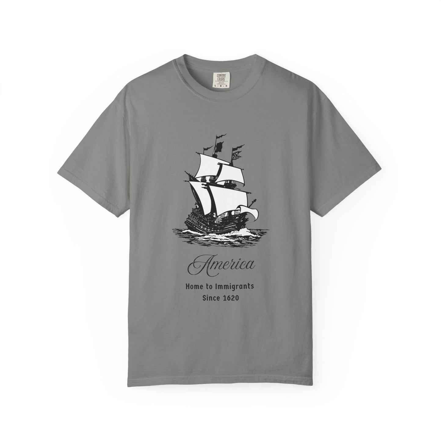 "America. Home To Immigrants Since 1620."   Social Justice Tee Shirt,