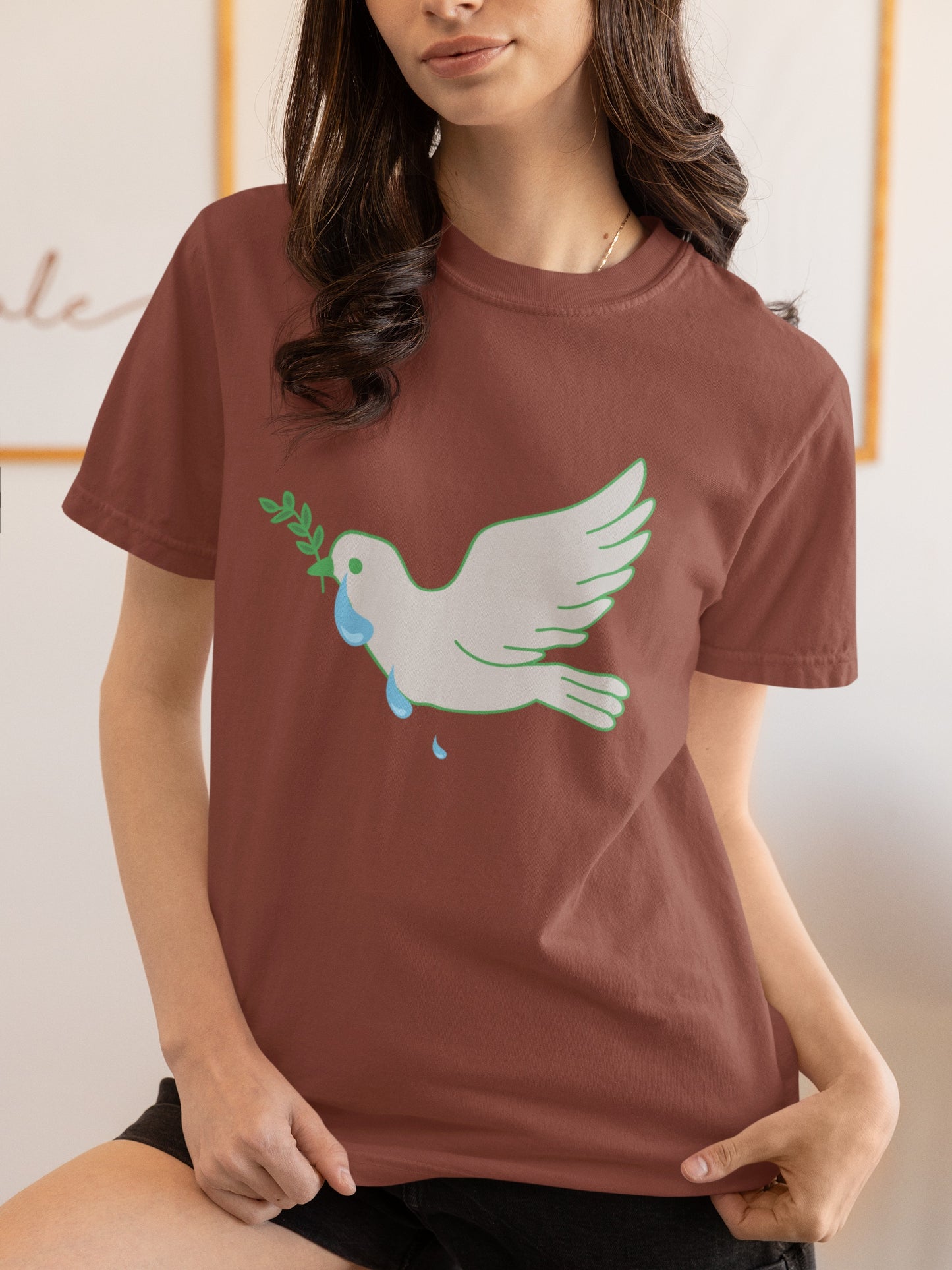 "Tearful Dove" World Peace Tee