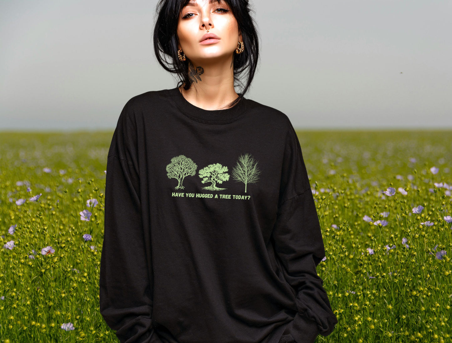 "Have You Hugged A Tree Today" Climate Change, Tree Lover Tee