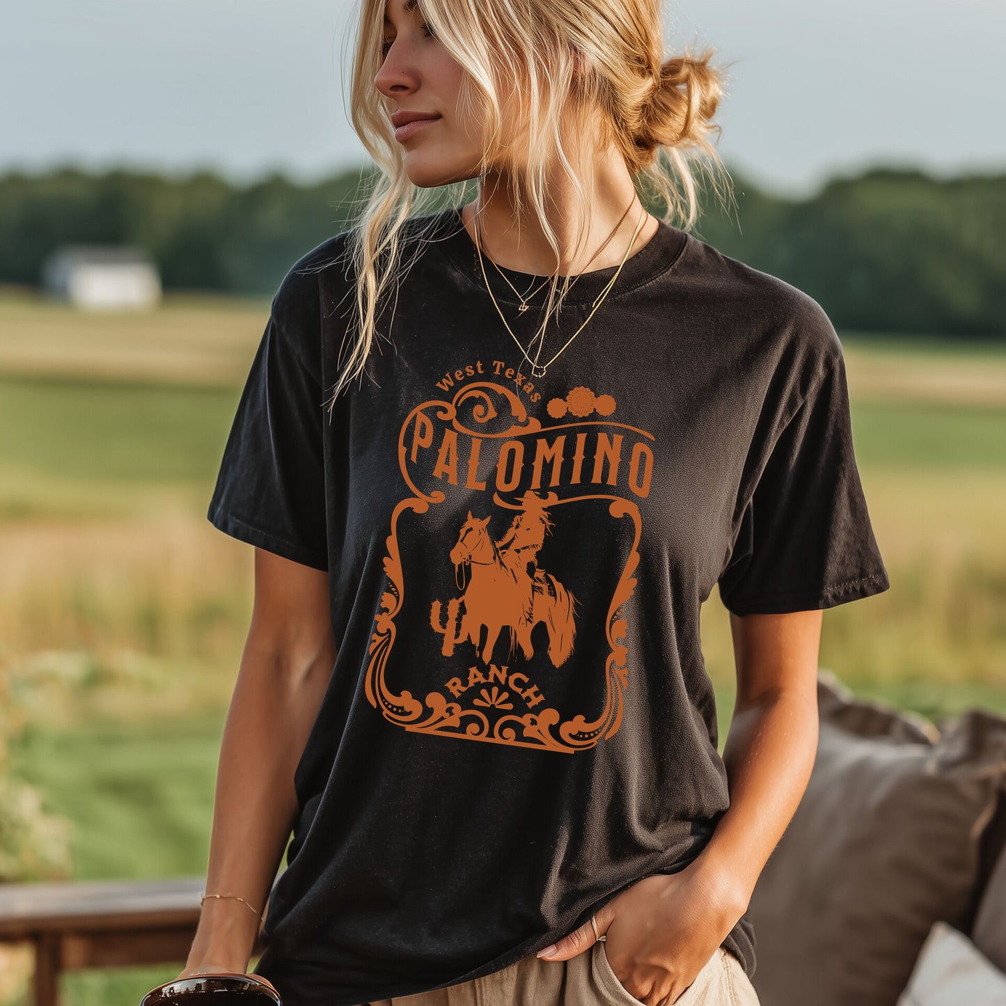 Palomino Ranch Cowgirl Tee