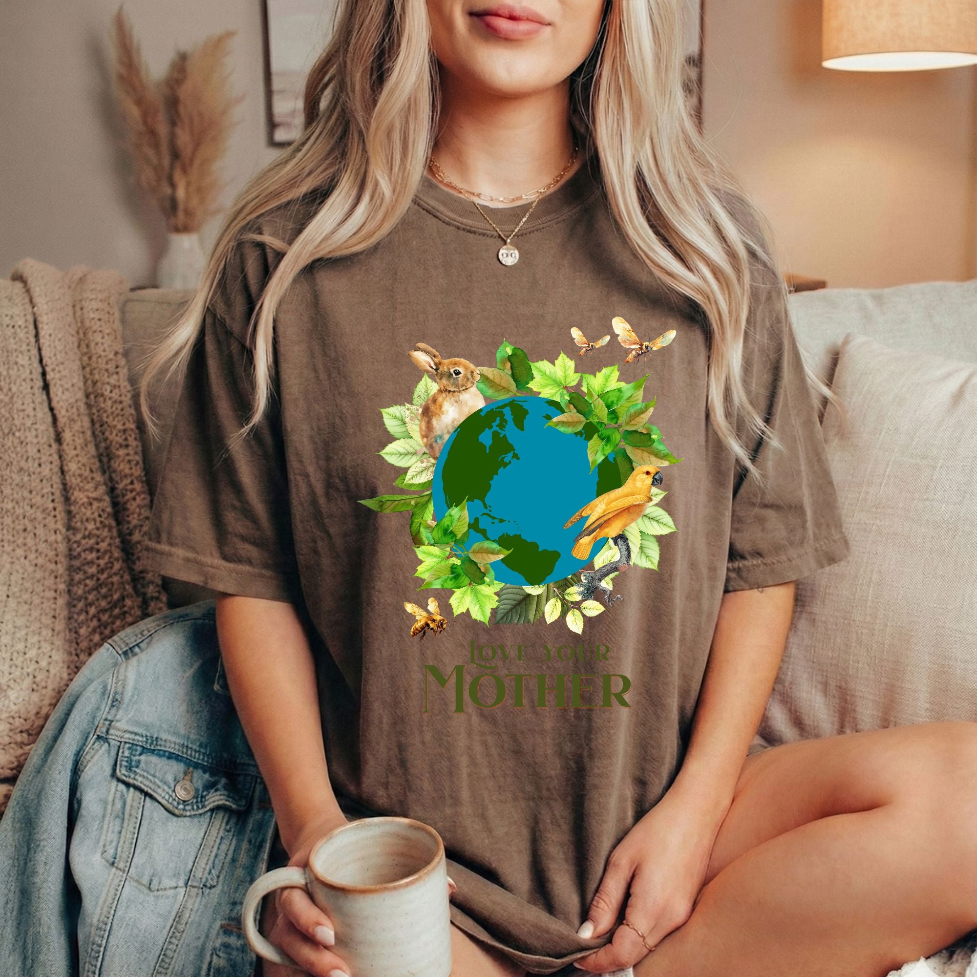 "Love Your Mother"  Climate Change T-shirt