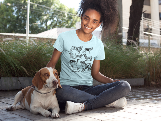 "Dog Breed Sampler" Dog Lover's Tee