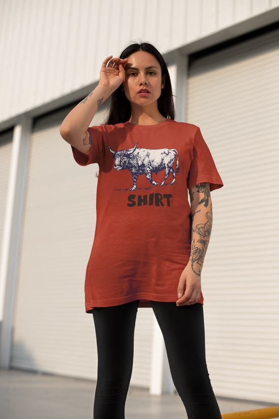 "Bull Shirt" Punny Bull Tee