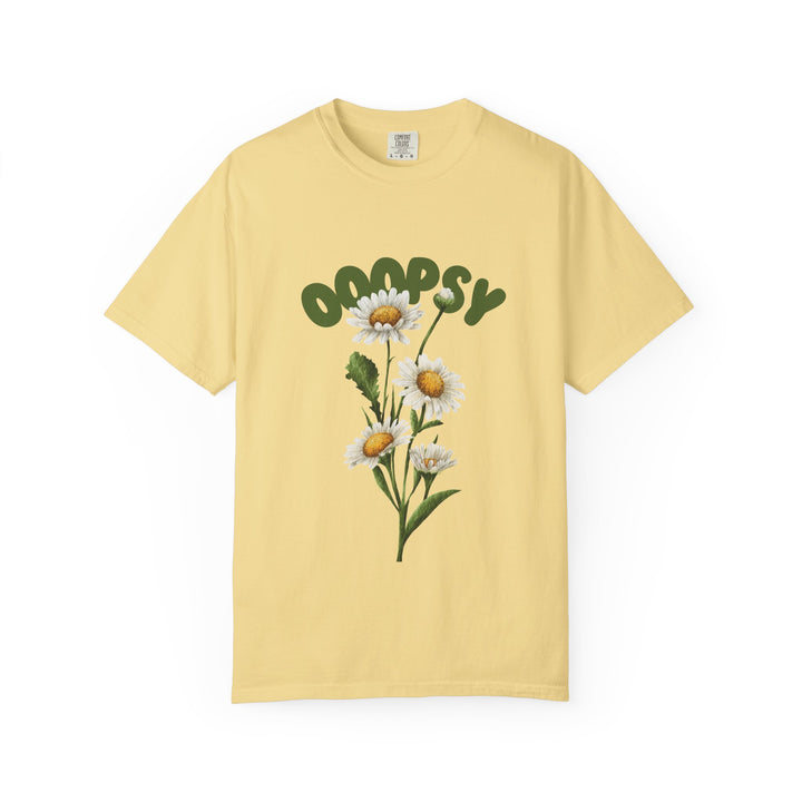 "Ooopsy Daisy" Whimsical Botanical Tee