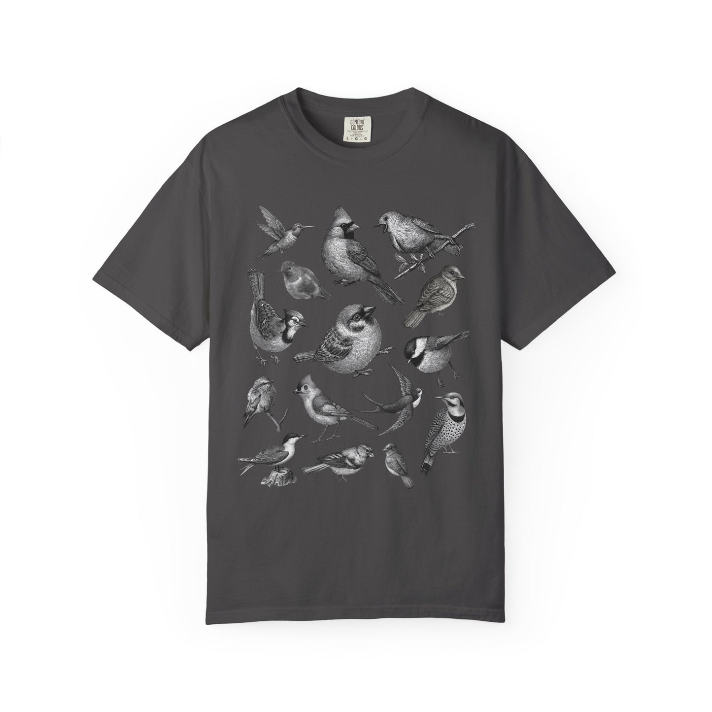 "Bird Collage" Bird Lover Tee