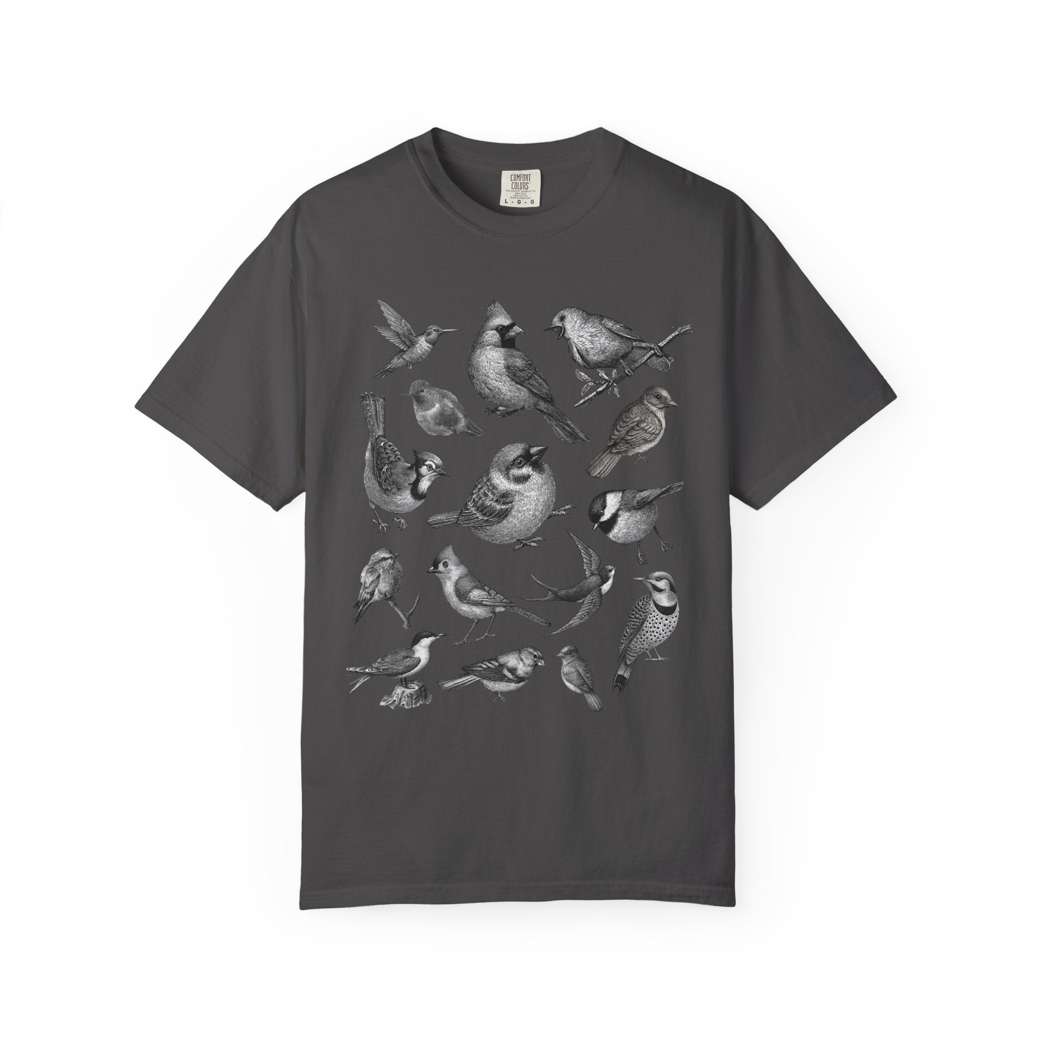 "Bird Collage" Bird Lover Tee