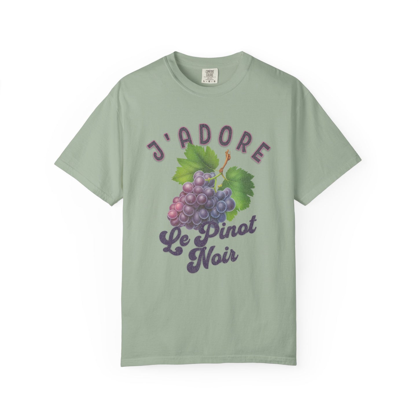 "J'adore Le Pinot Noir" Wine Lover Tee