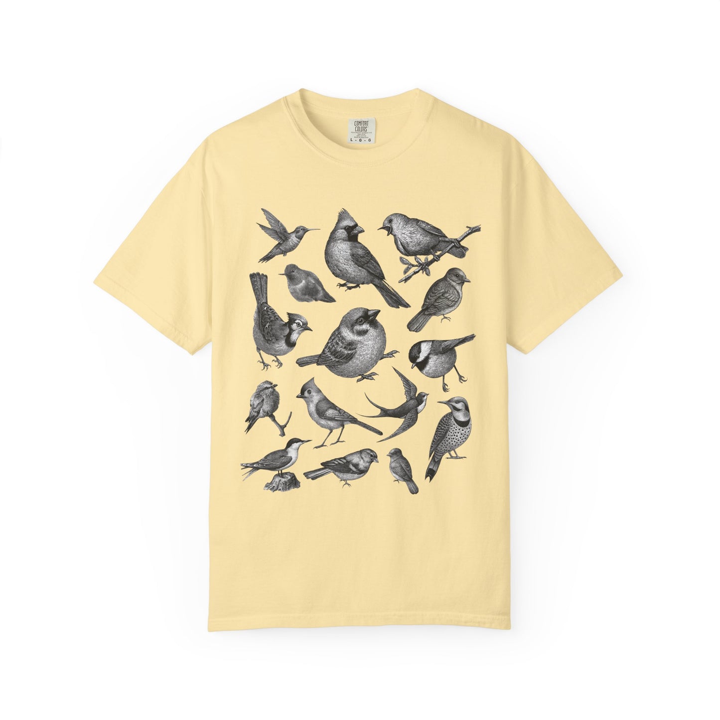 "Bird Collage" Bird Lover Tee