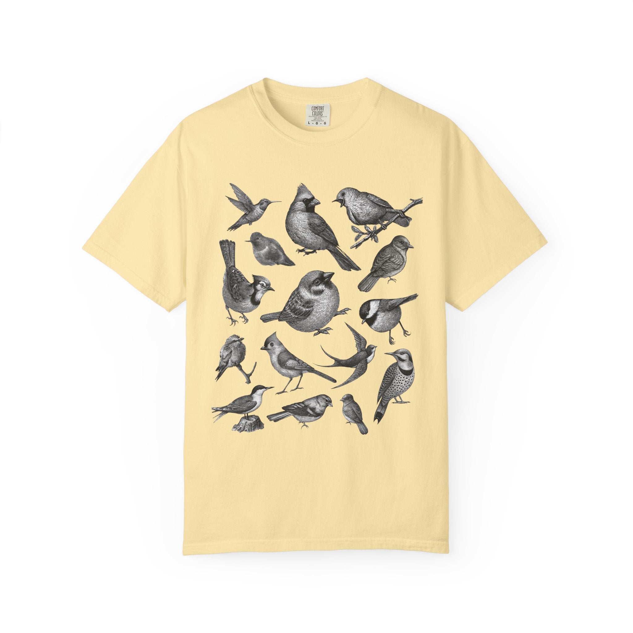 "Bird Collage" Bird Lover Tee