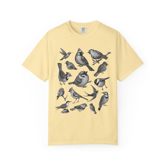 "Bird Collage" Bird Lover Tee