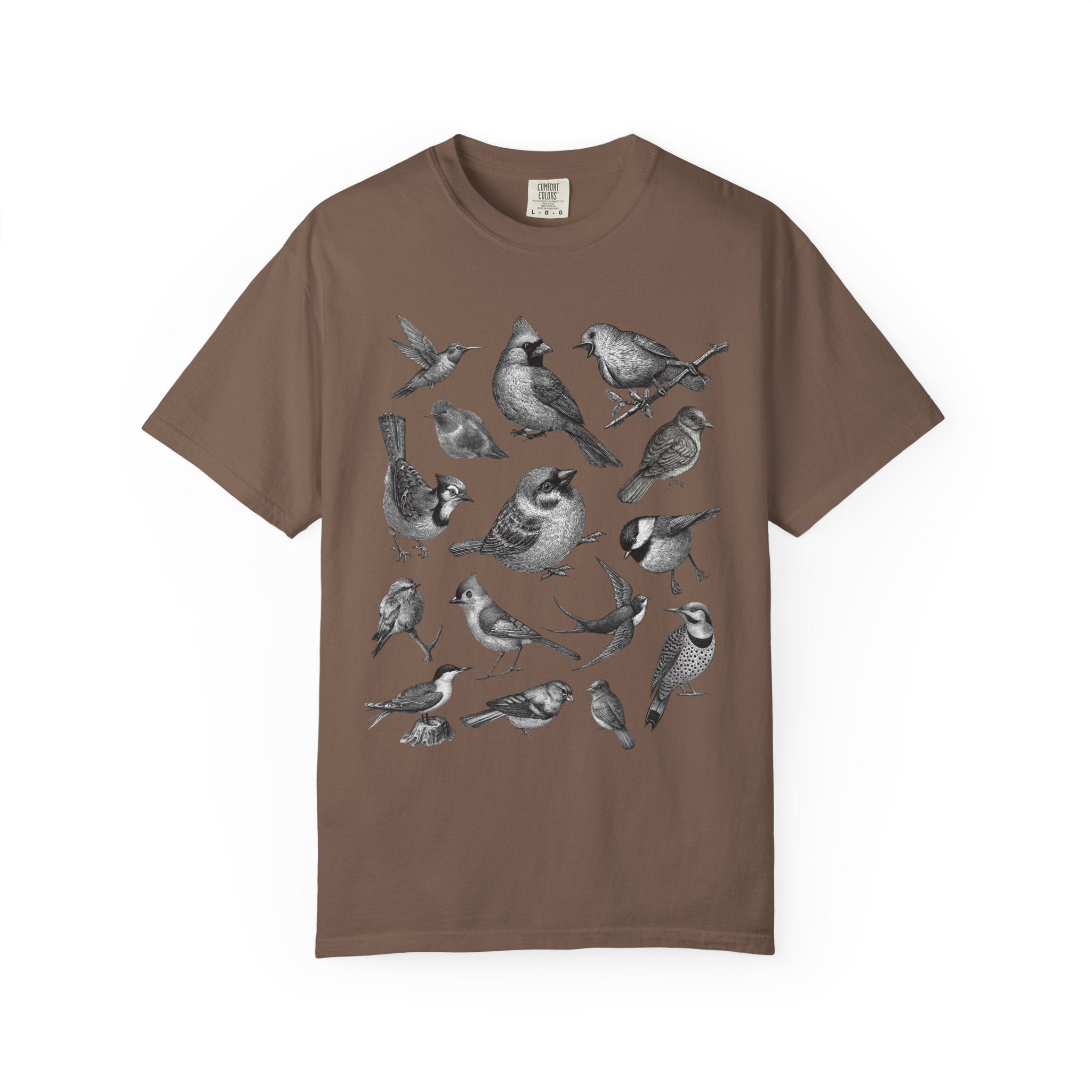 "Bird Collage" Bird Lover Tee