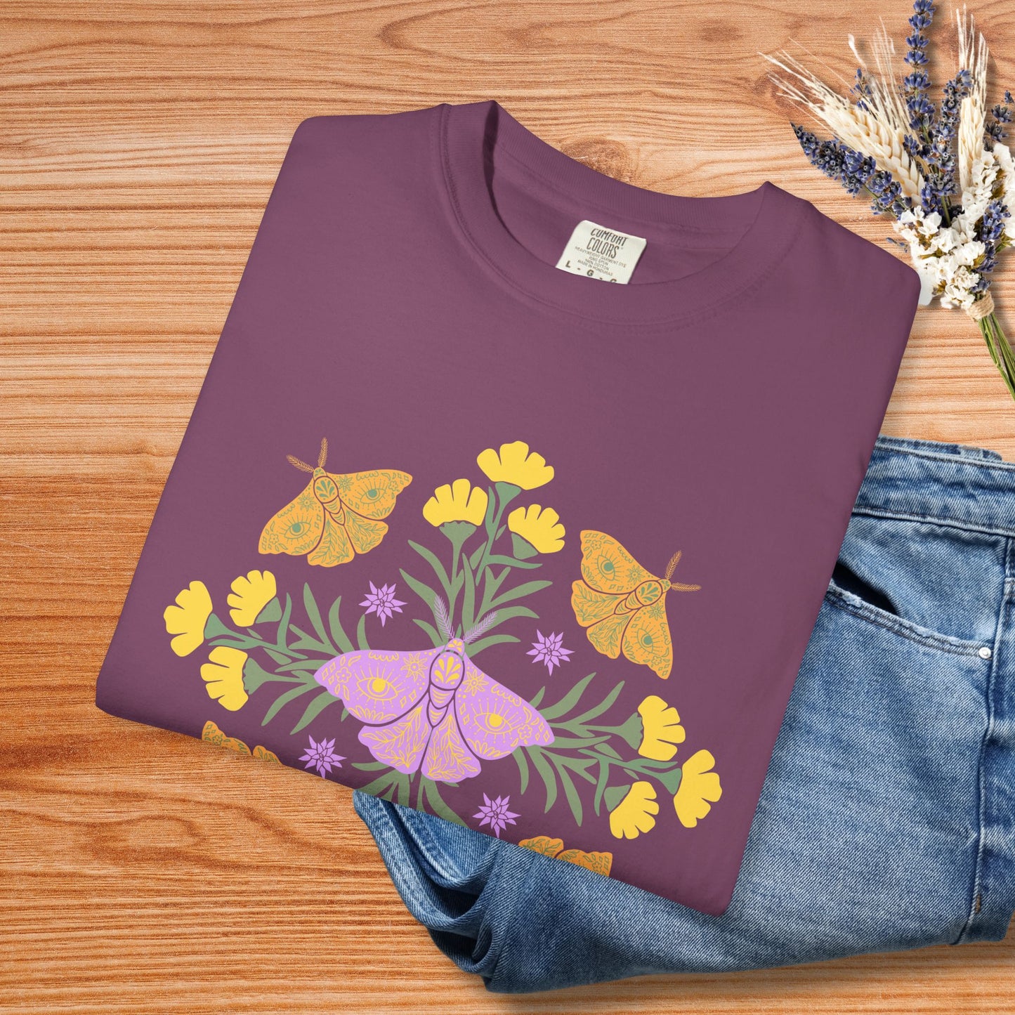 "Butterfly Mandala" 100% Cotton Tee