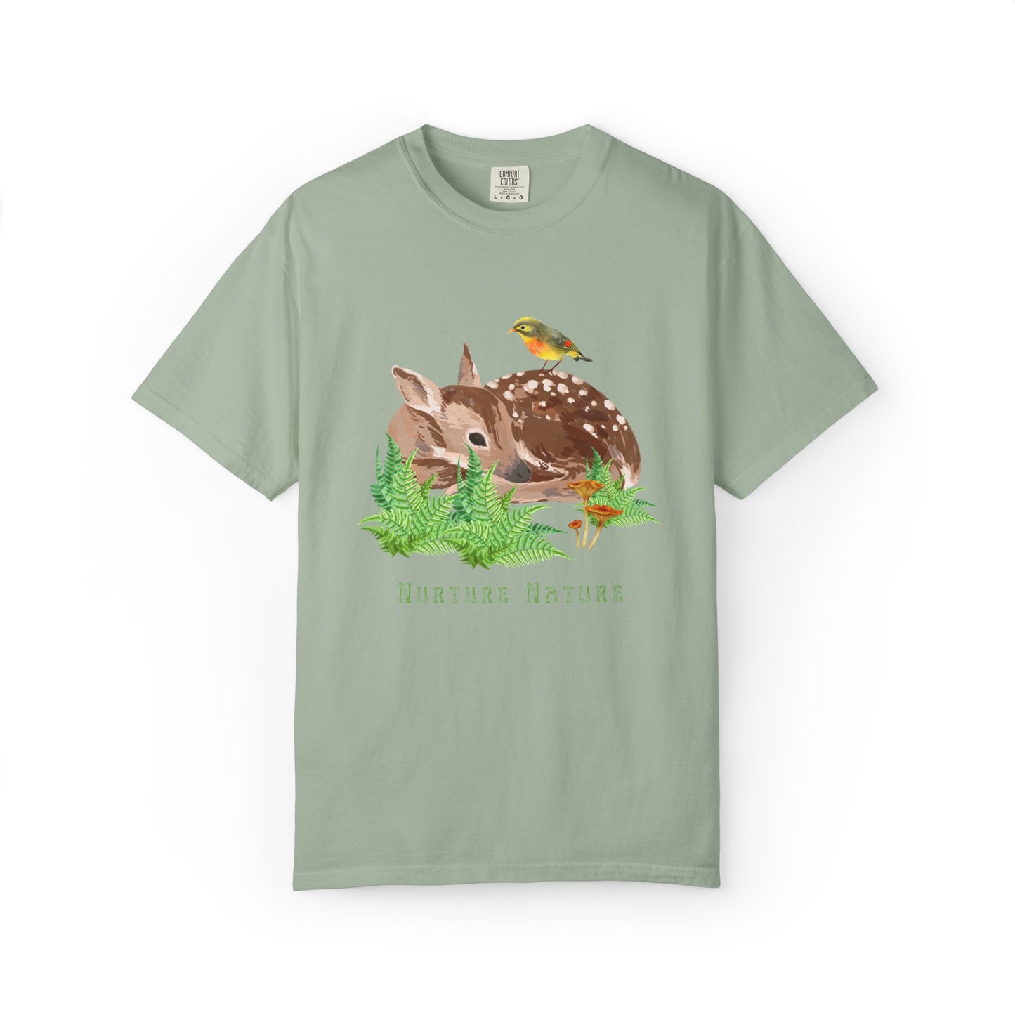 "Nurture Nature" 100% Cotton Nature Lover Tee