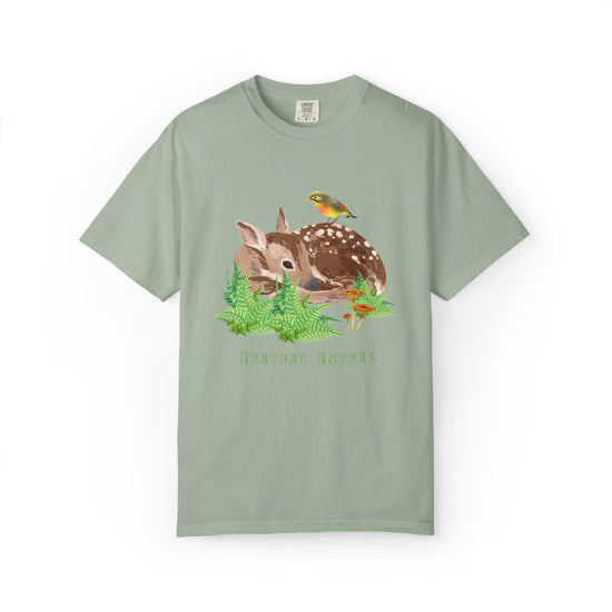 "Nurture Nature" 100% Cotton Nature Lover Tee