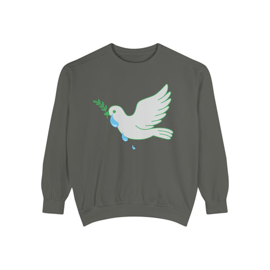"Tearful Dove"  World Peace Sweatshirt
