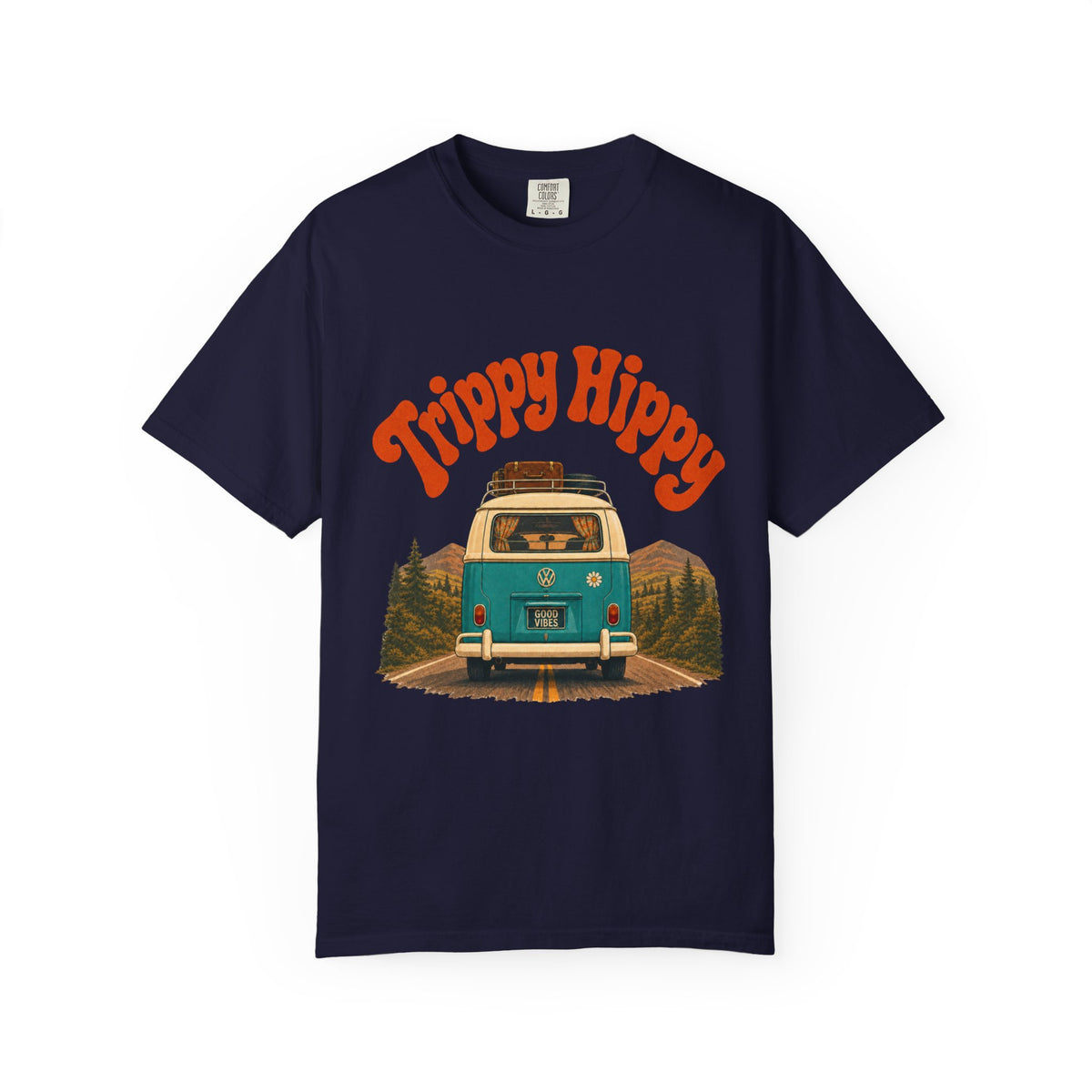 "Trippy Hippy" 70's Vibe Tee