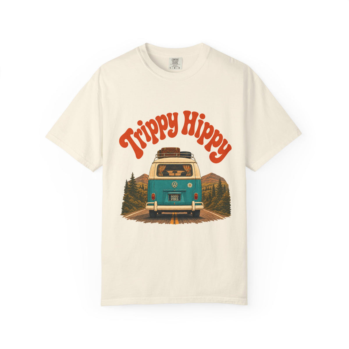 "Trippy Hippy" 70's Vibe Tee