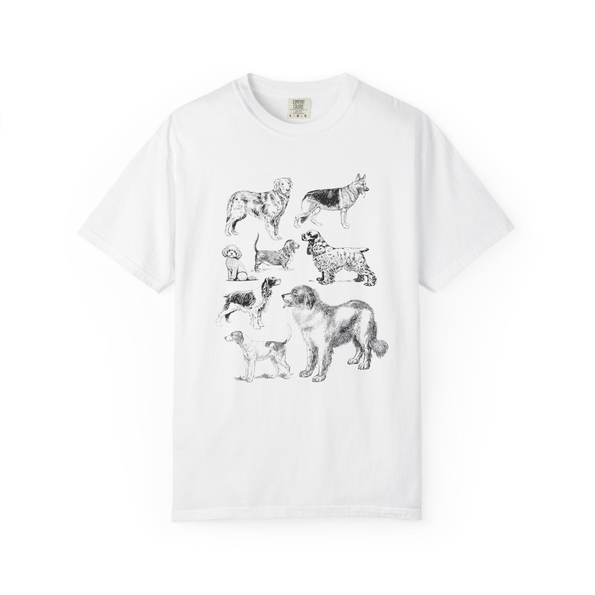 "Dog Breed Sampler" Dog Lover's Tee
