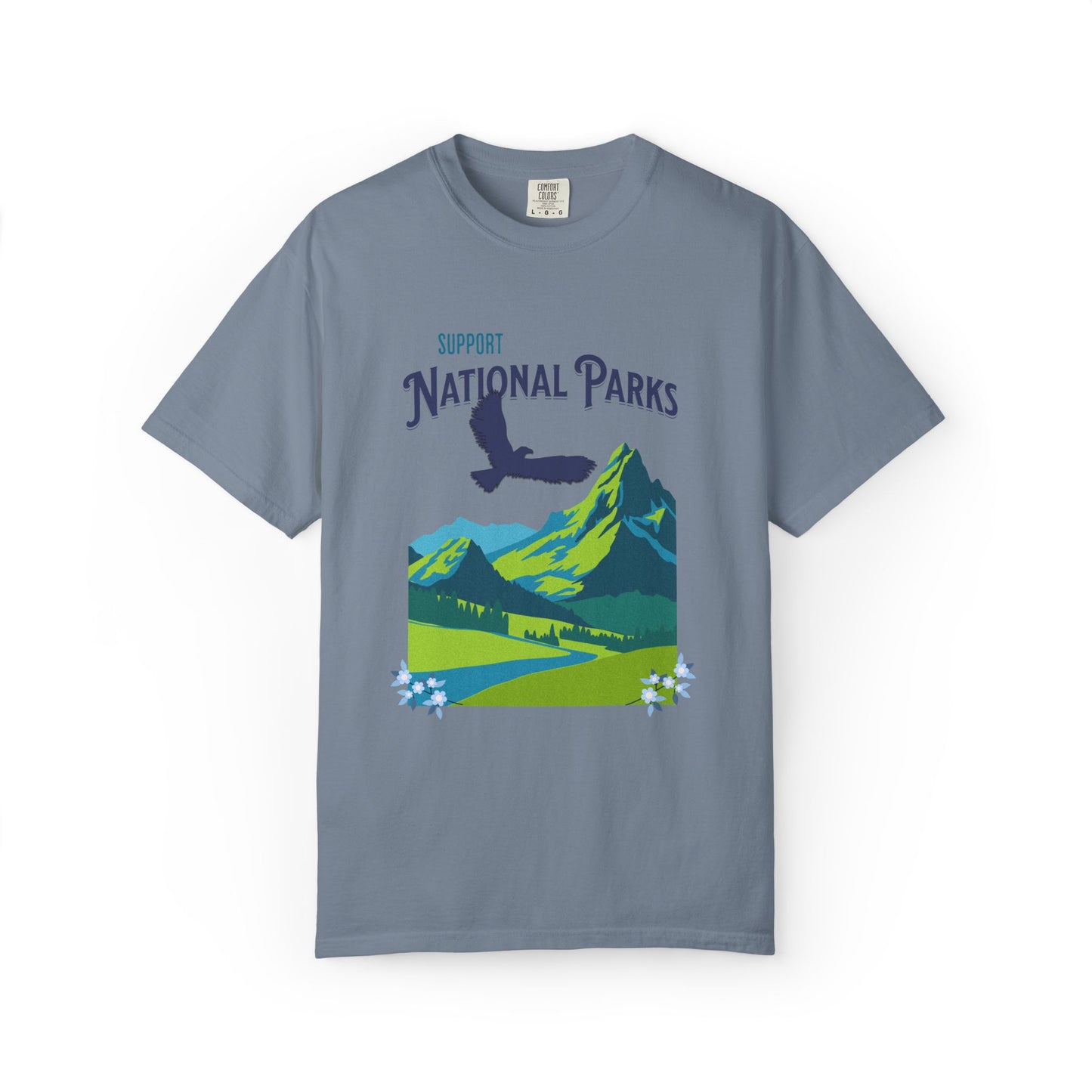 "Support National Parks" 100% Cotton Tee