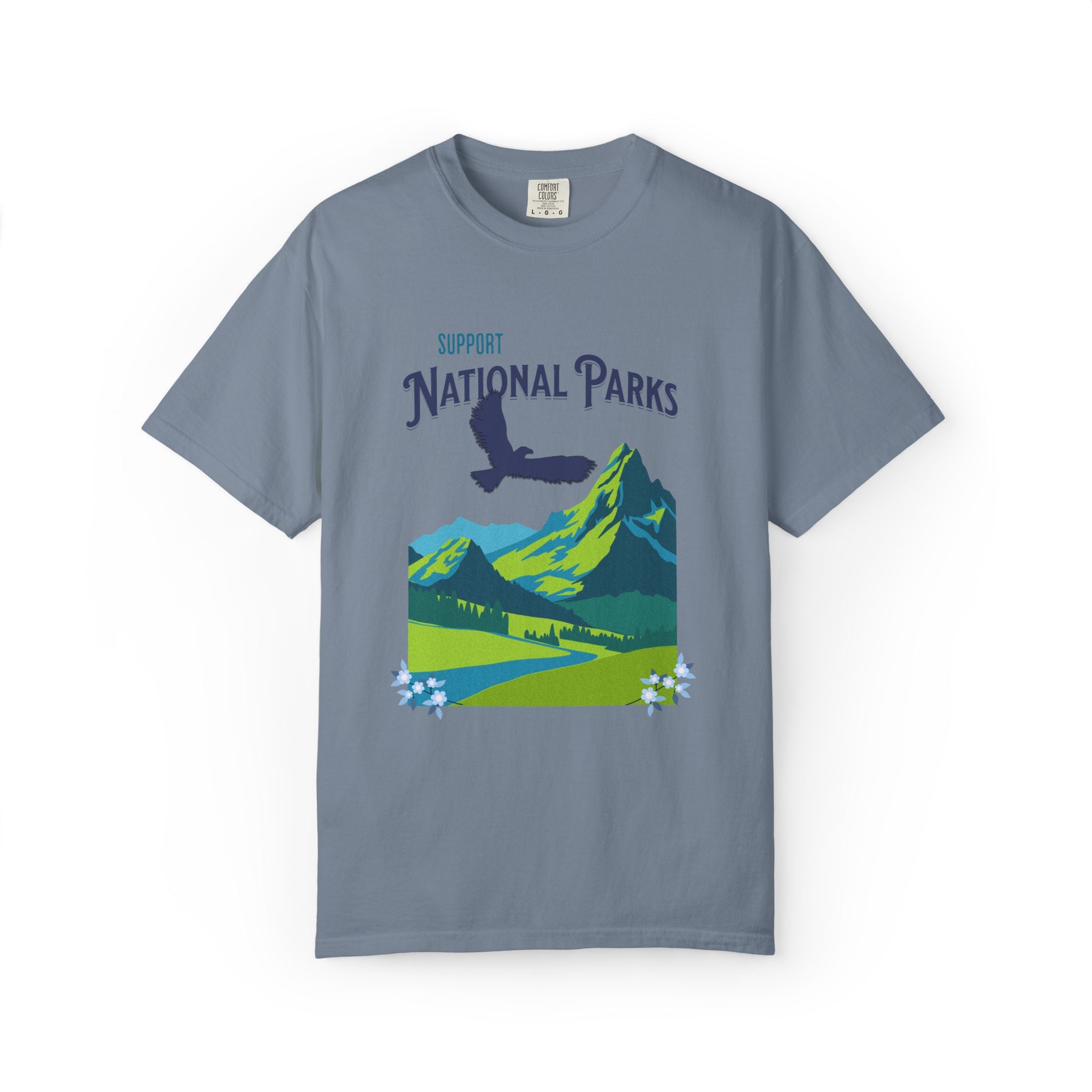 "Support National Parks" 100% Cotton Tee