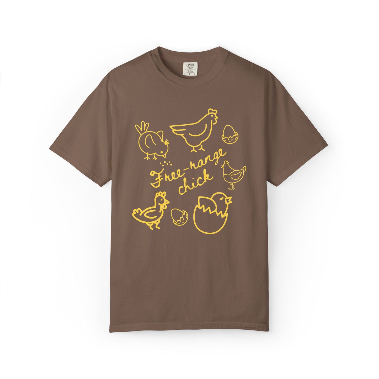 "Free Range Chick" Chicken Scribble Tee